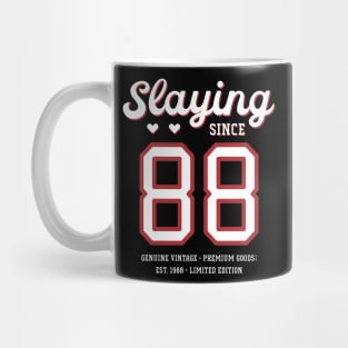 32nd Birthday Gift Slaying Since 1988 Mug